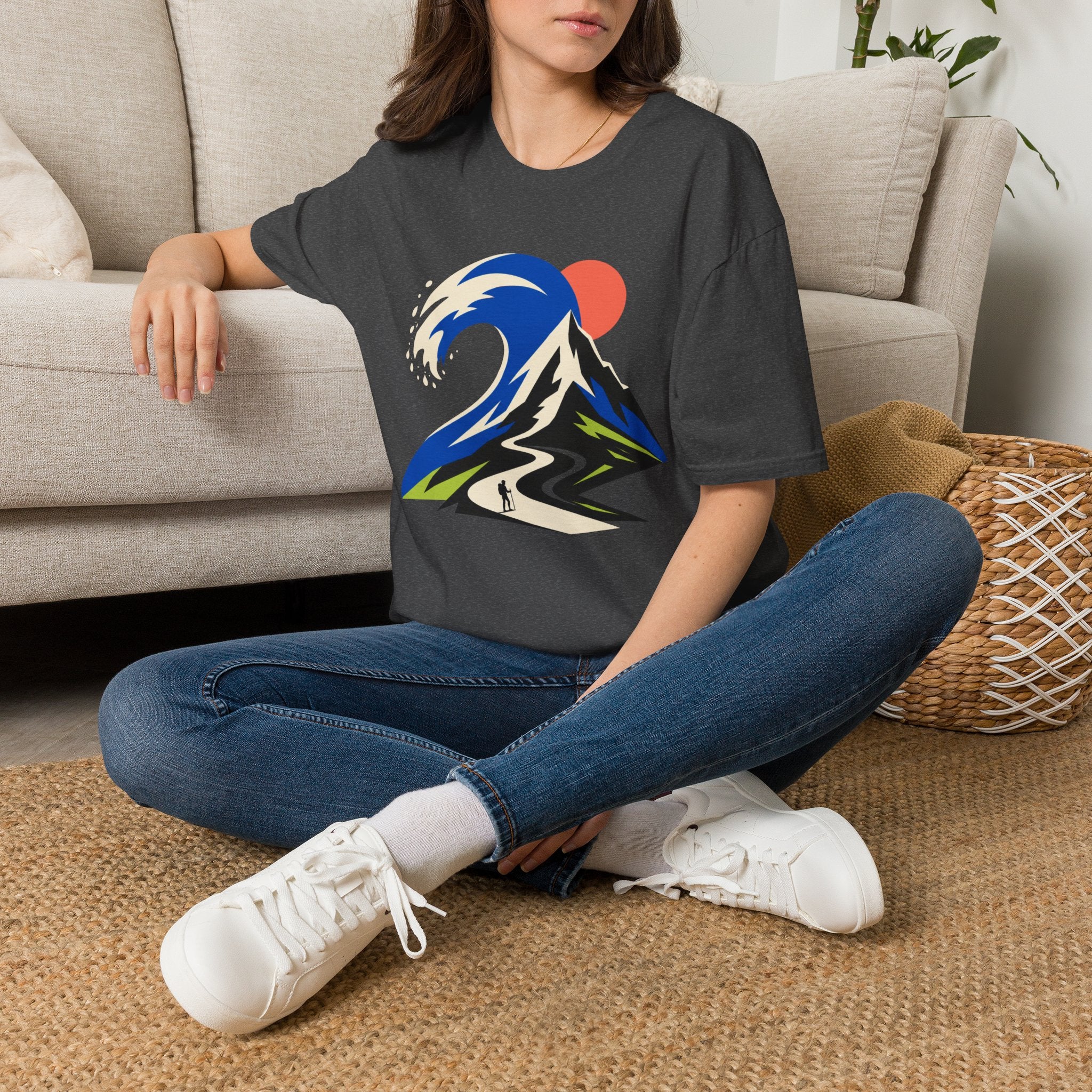 Berg Welle - T-Shirt