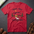 Trail, Zelt & Sternenhimmel - T-Shirt