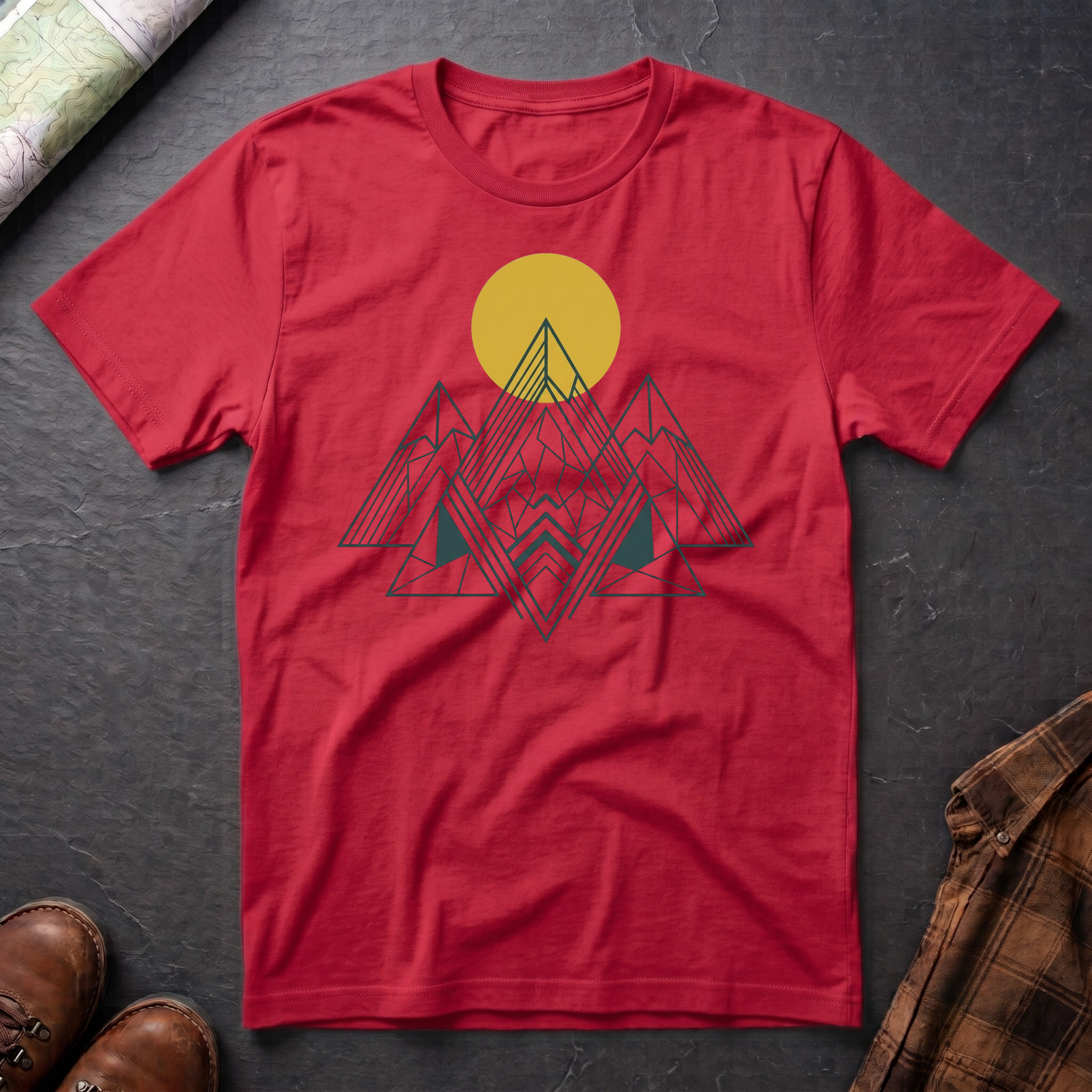 Berge Minimal - T-Shirt