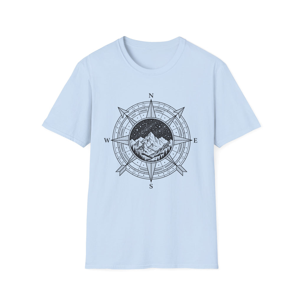 Himmelsrichtungen Berg - T-Shirt