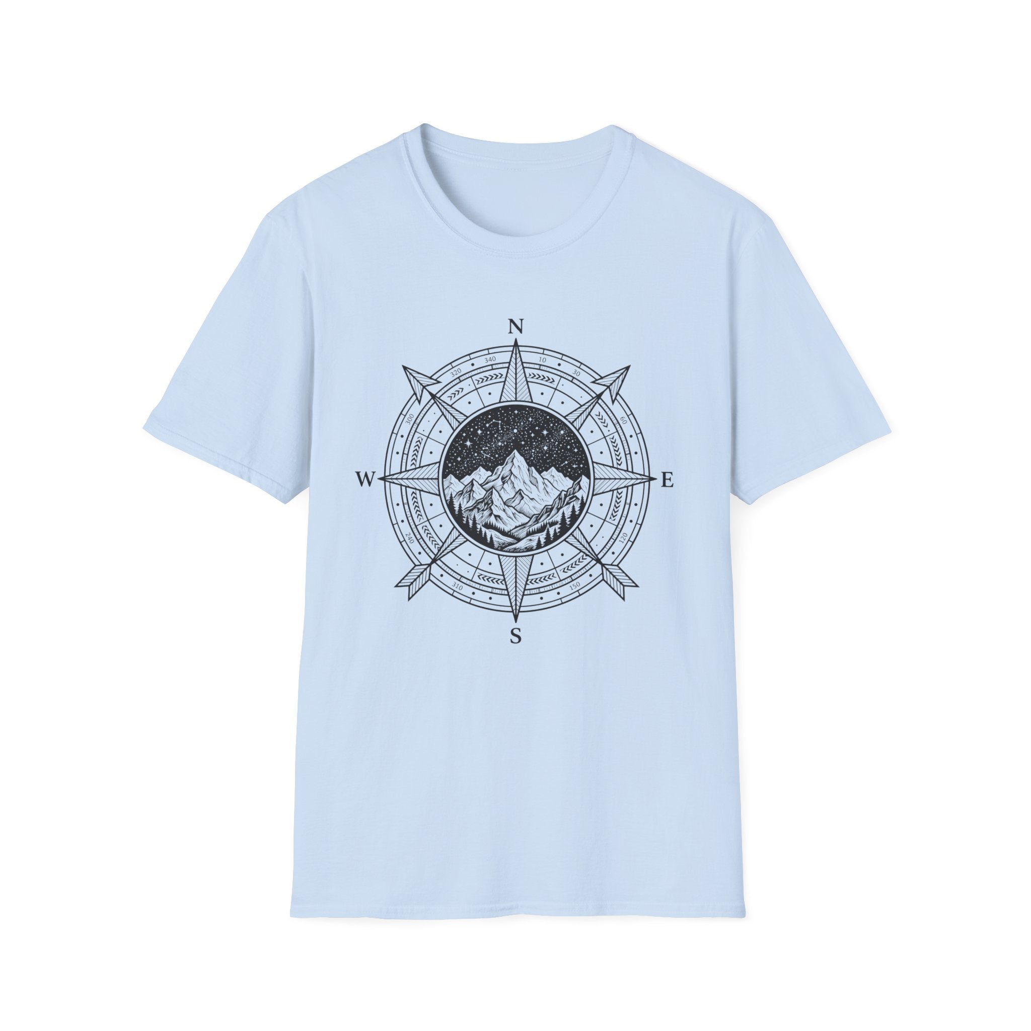 Himmelsrichtungen Berg - T-Shirt