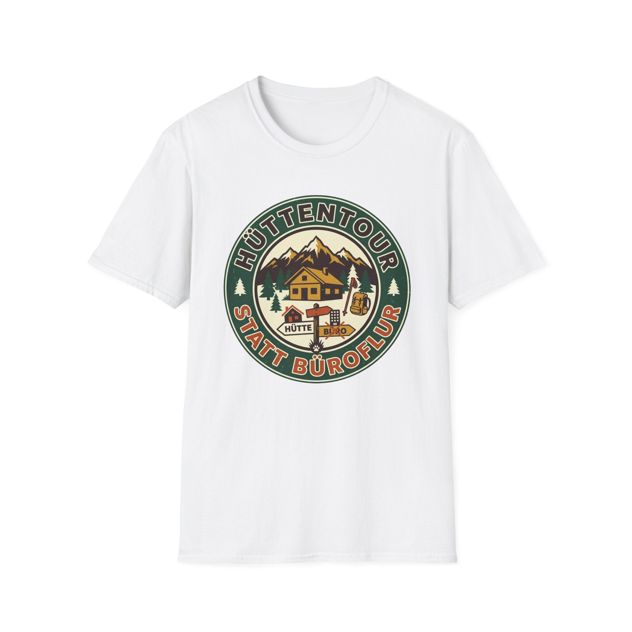 Hüttentour Büroflur 2 - T-Shirt