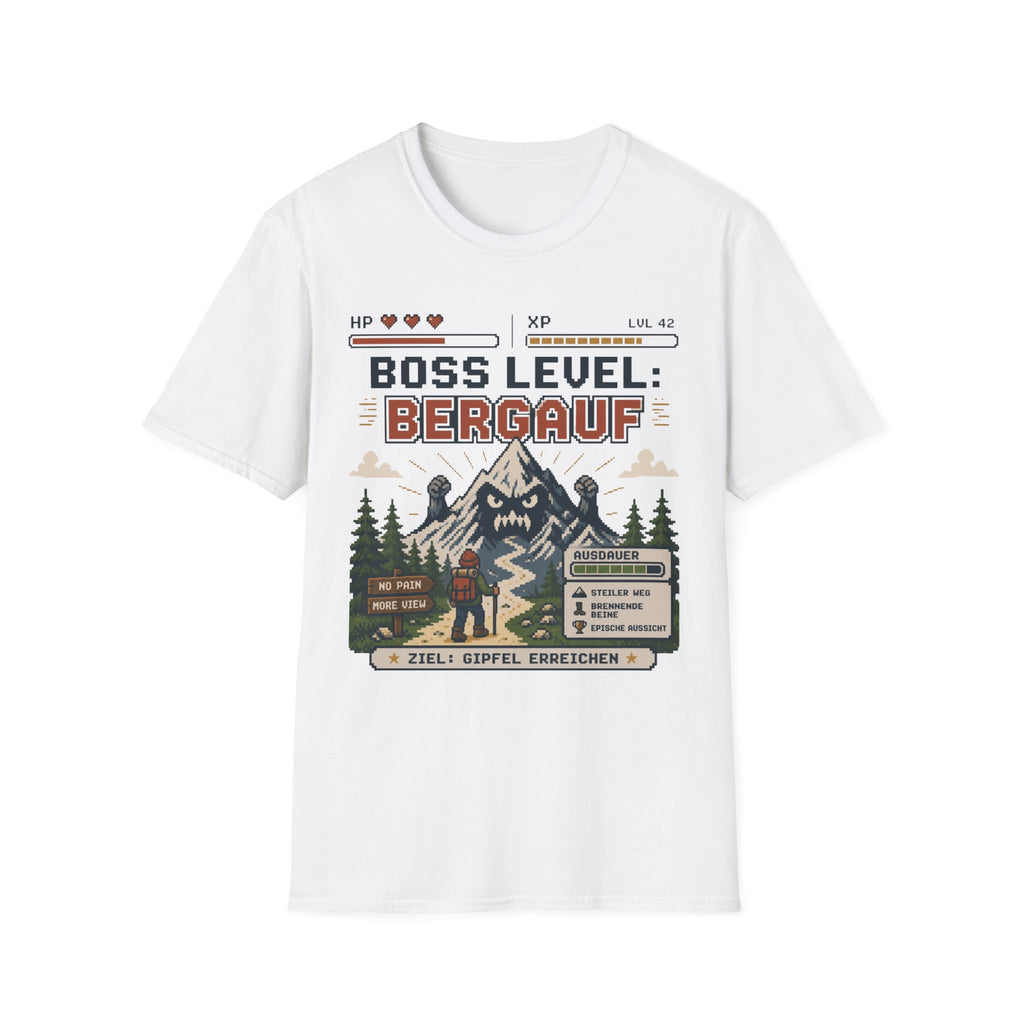 Boss Level Bergauf - T-Shirt