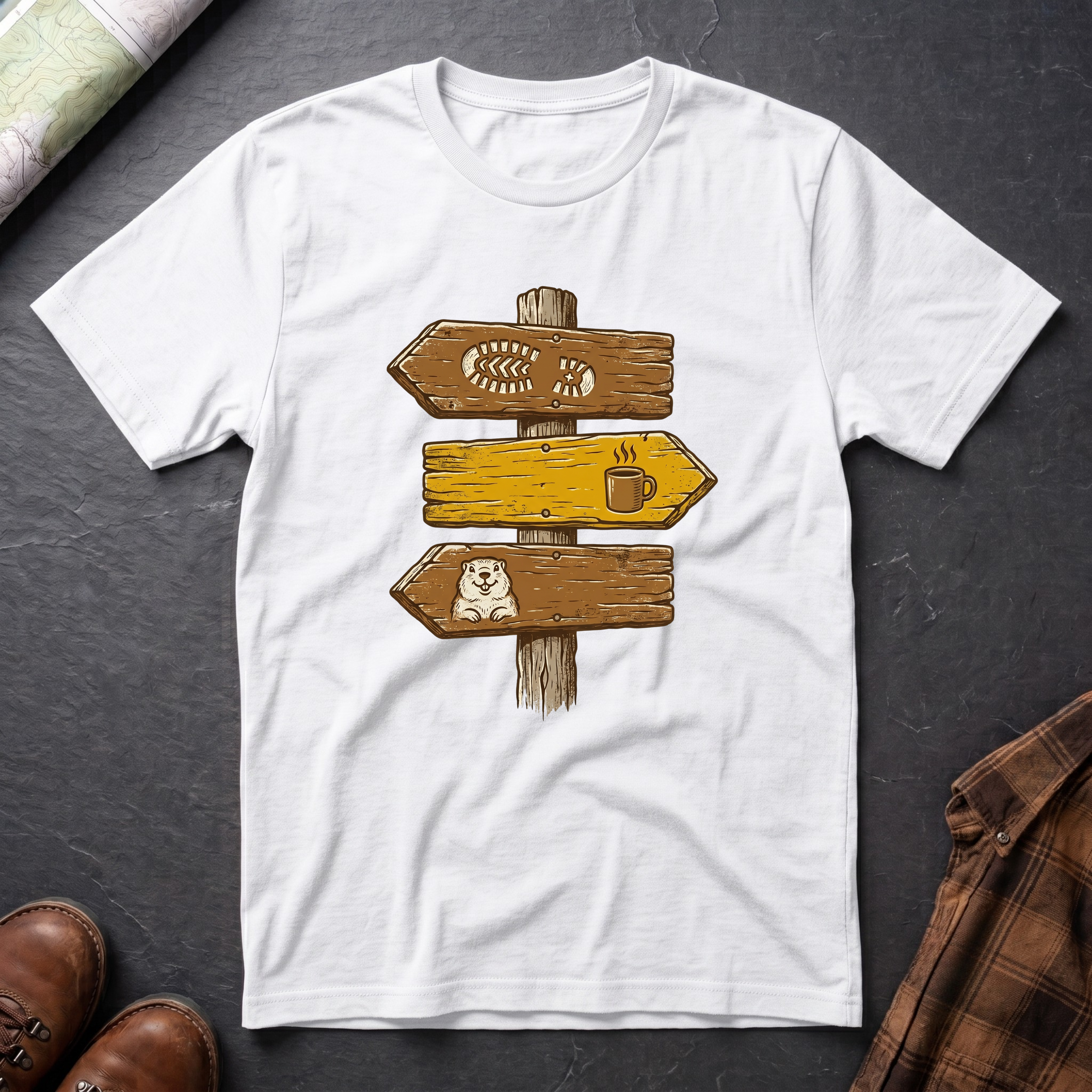 Wegweiser - T-Shirt