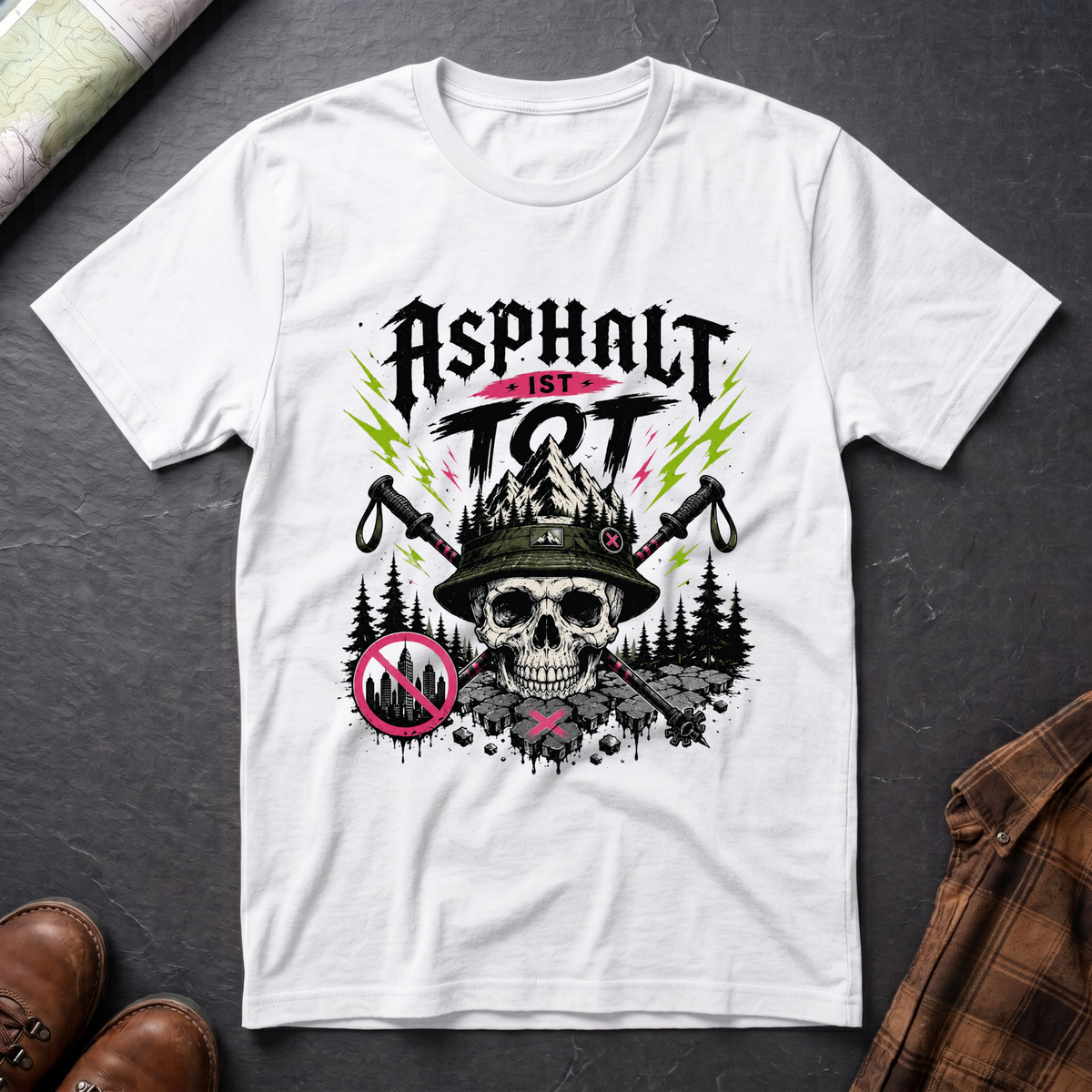 Asphalt ist Tot - T-Shirt
