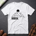 Wandern. Berg Minimal - T-Shirt