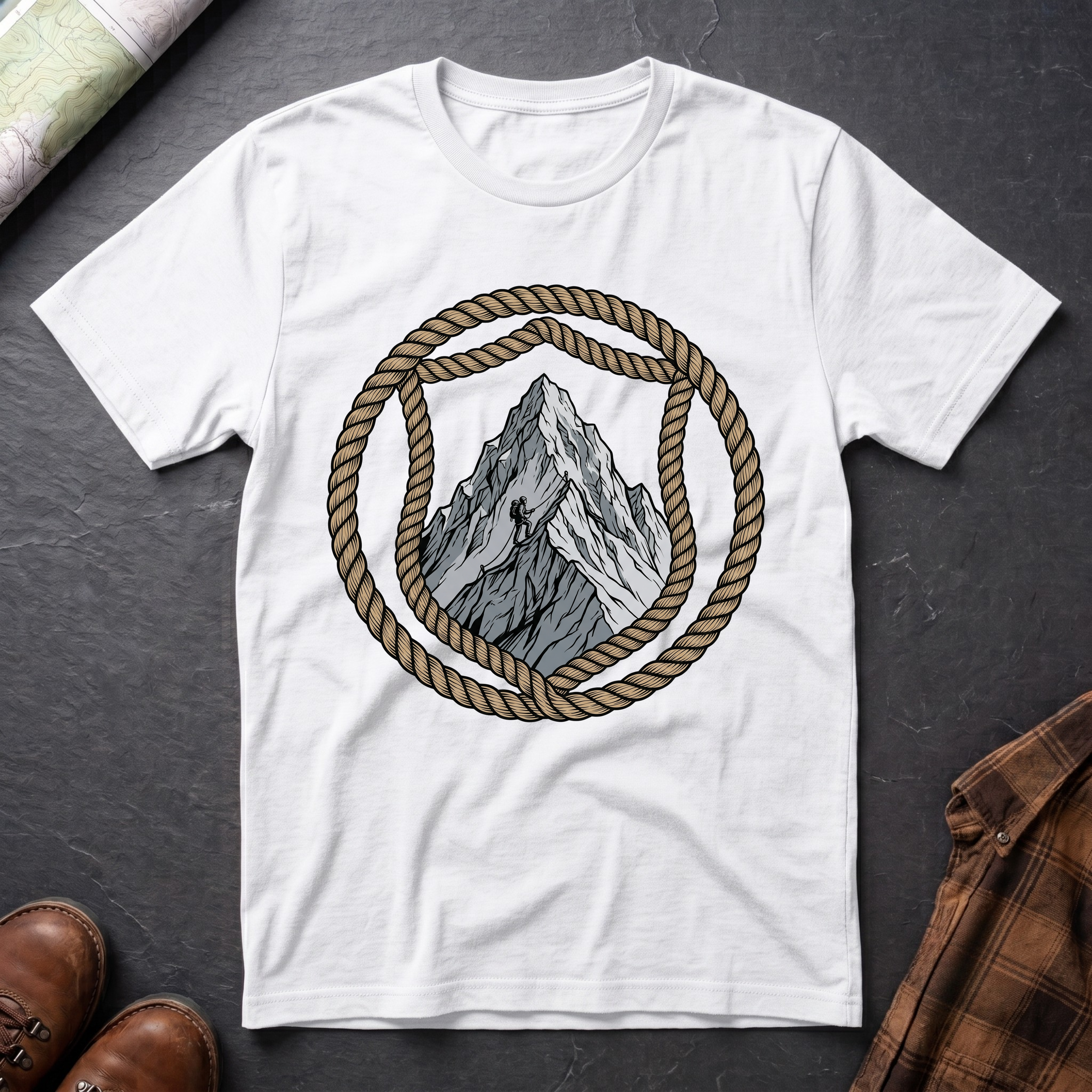 Berg Seil - T-Shirt
