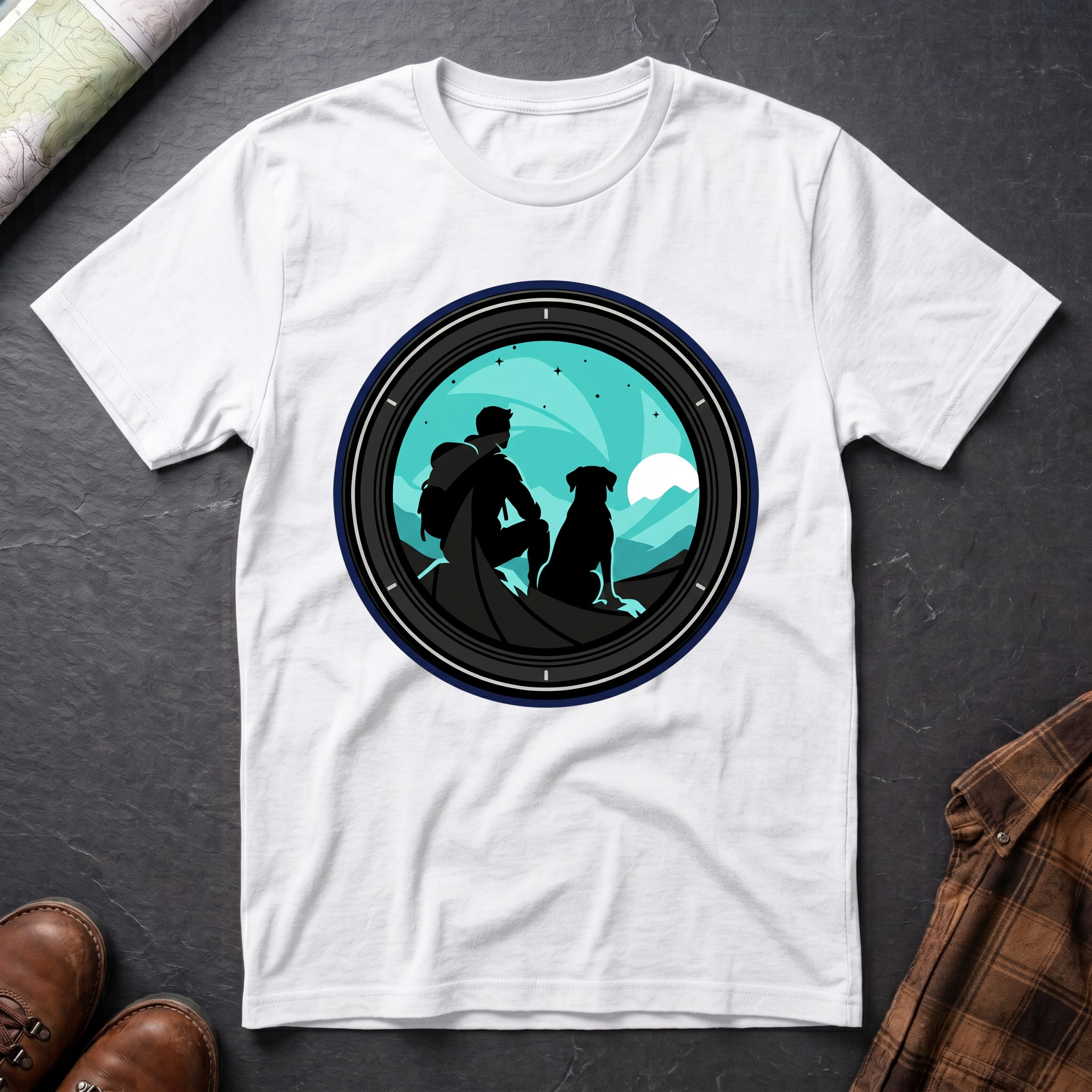 Wanderbuddy Linse - T-Shirt