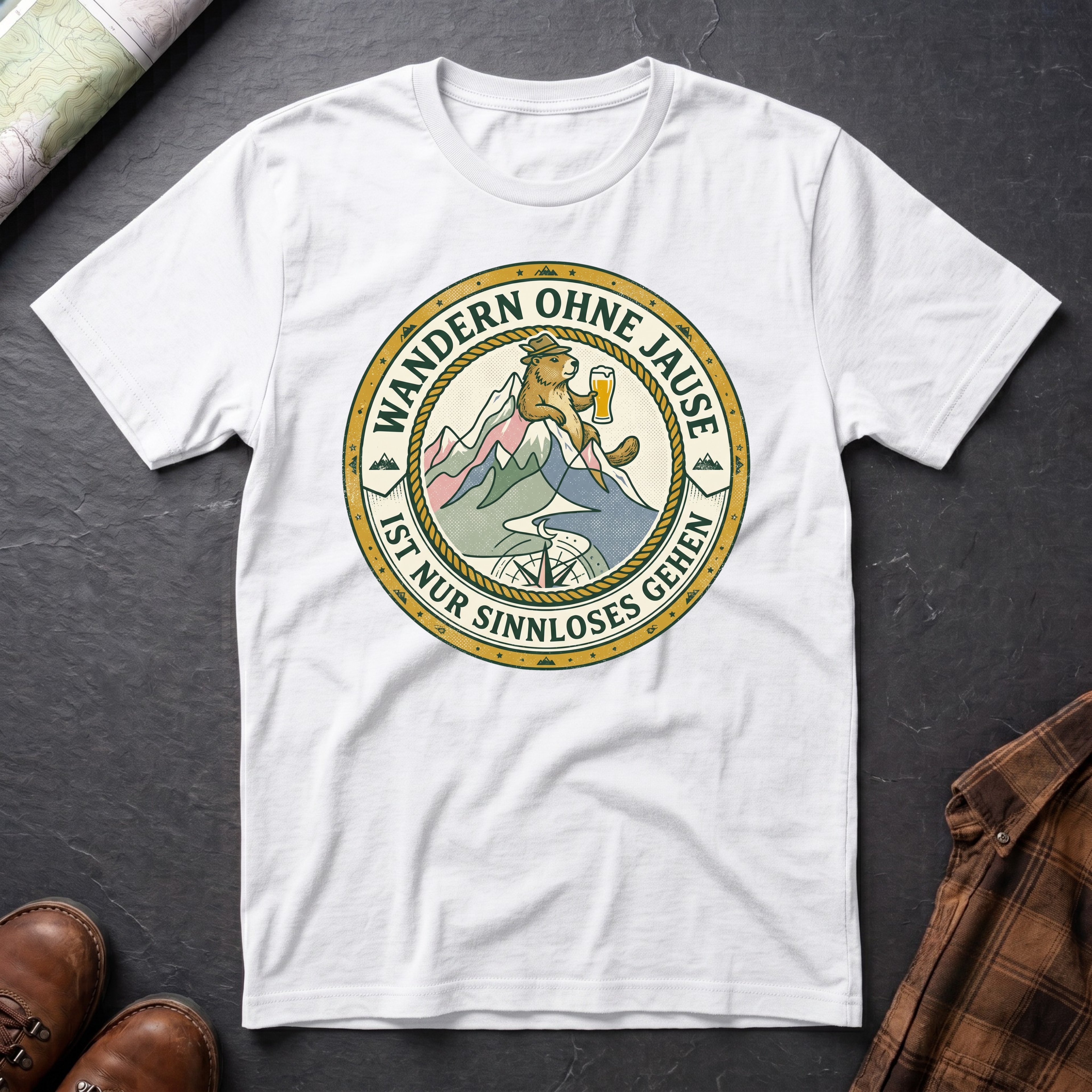 Wandern Jause - T-Shirt