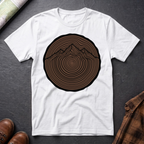 Baumstamm Berg - T-Shirt