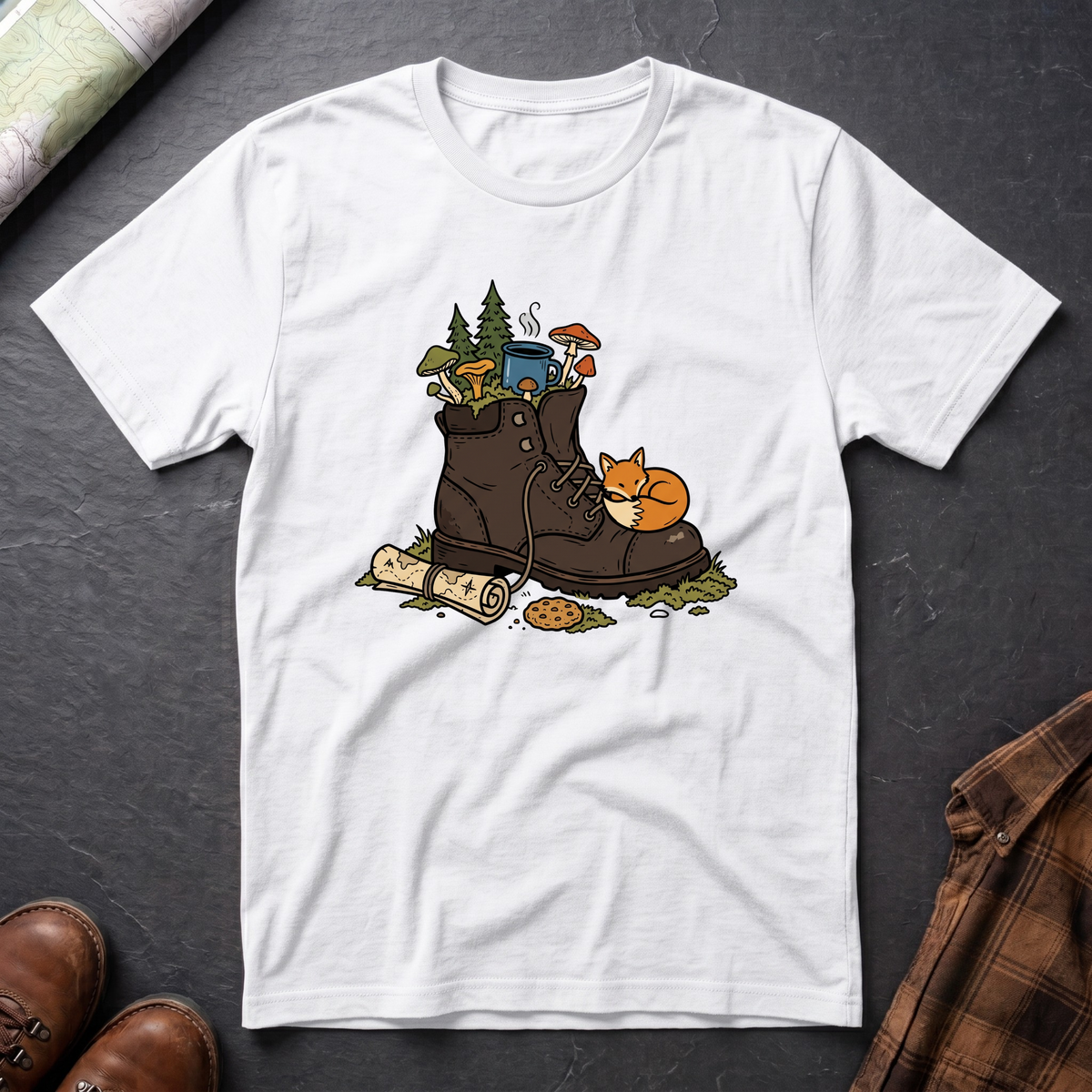 Stiefel - T-Shirt