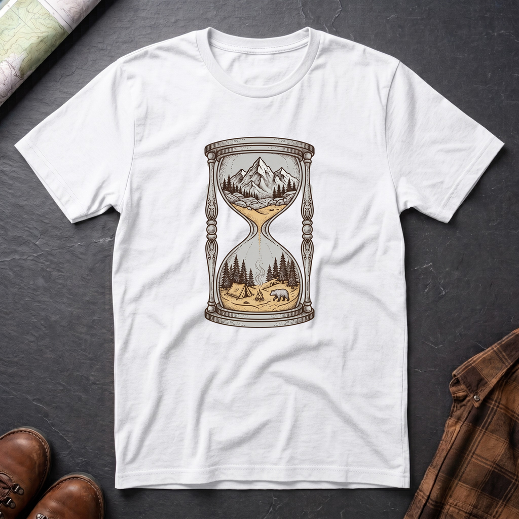 Sanduhr Berg - T-Shirt