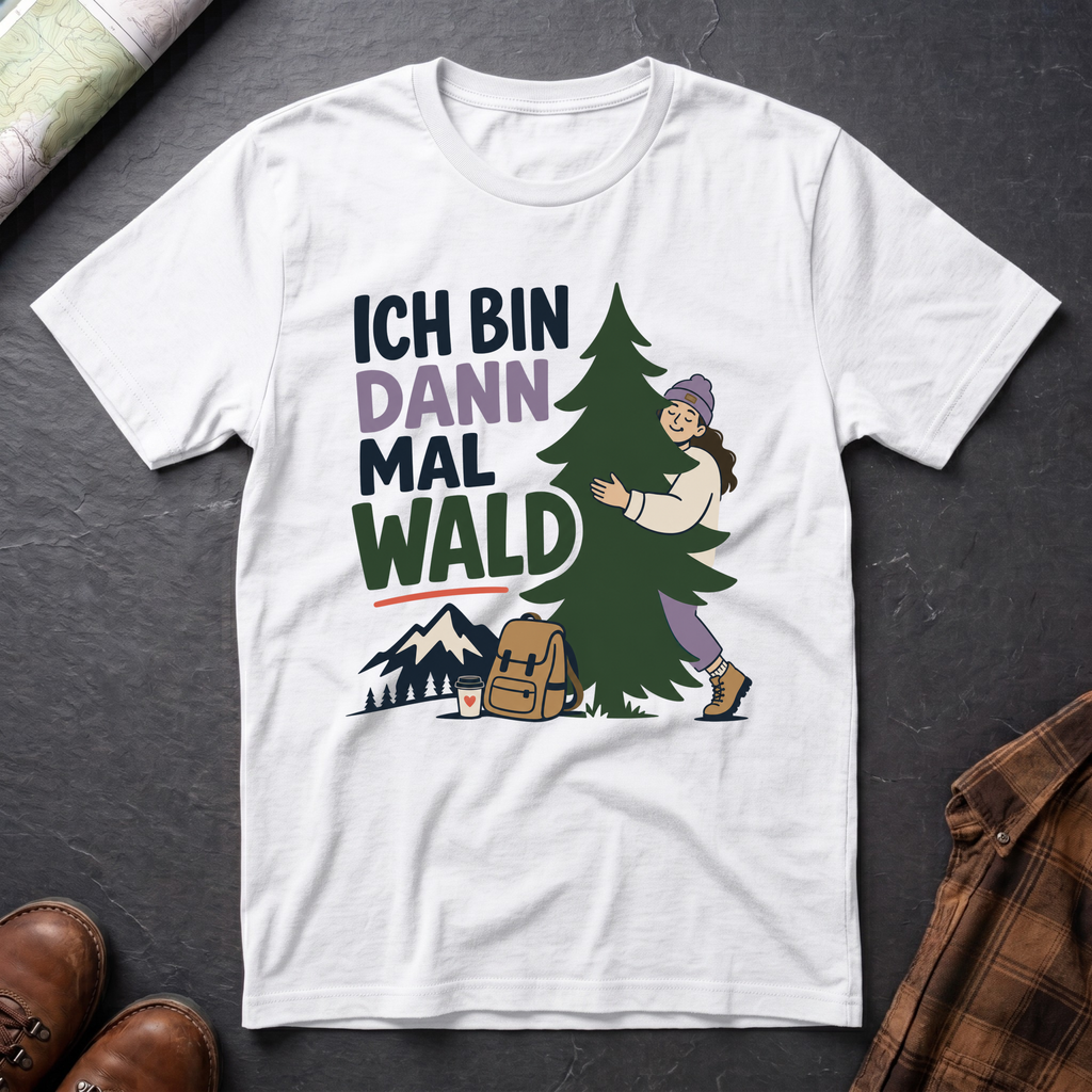 Ich Bin Dann Mal Wald - T-Shirt