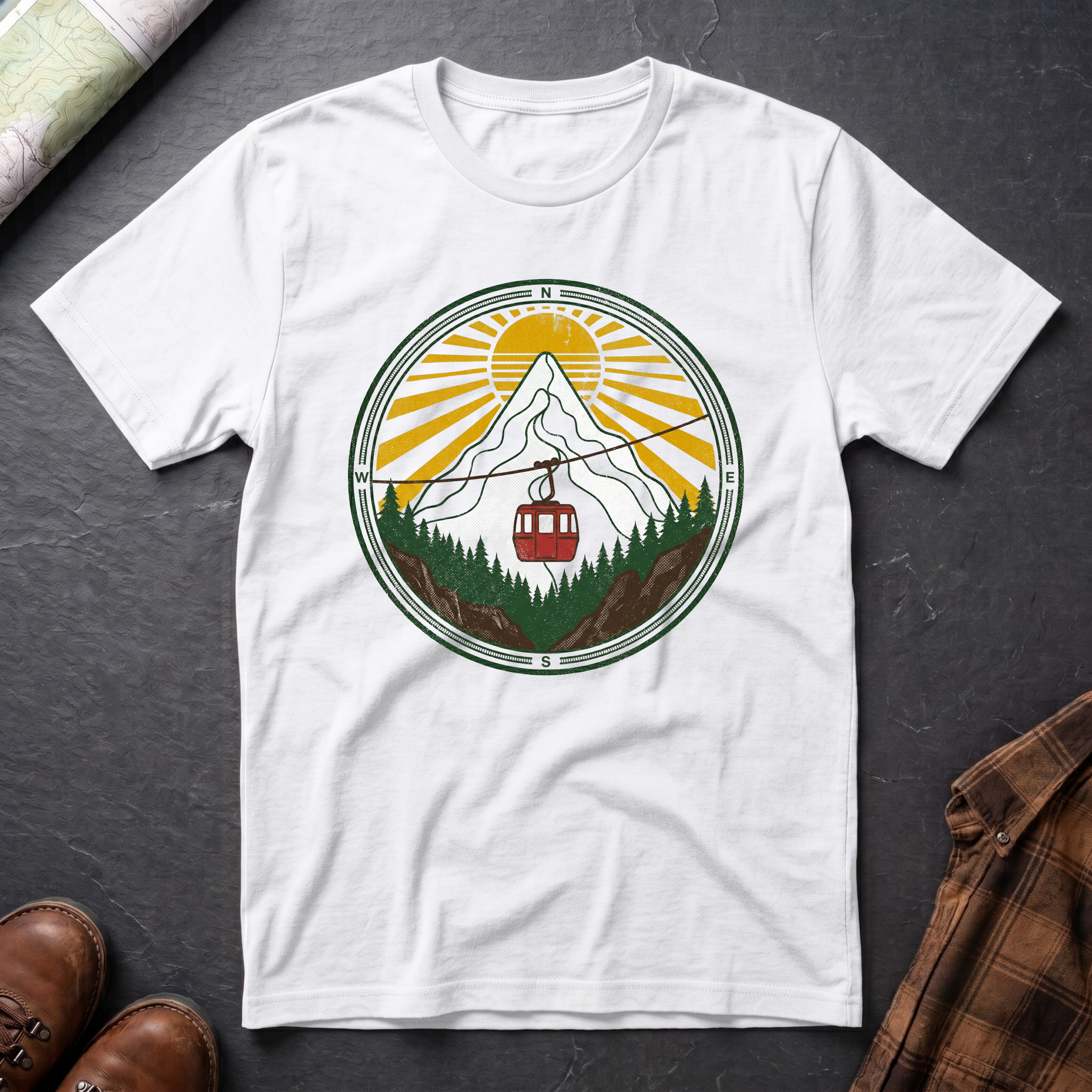 Gondel Sonne - T-Shirt