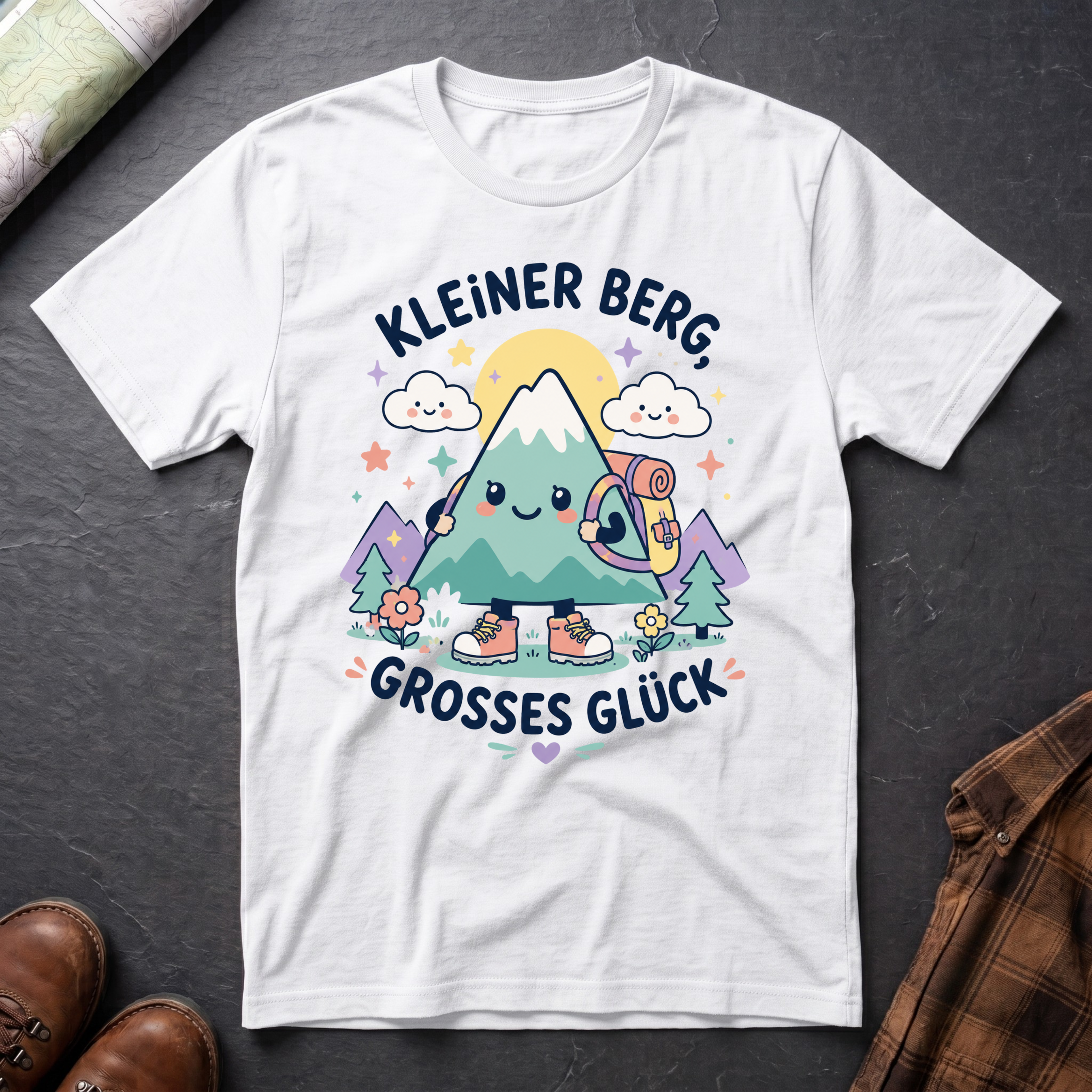 Kleiner Berg Grosses Glück - T-Shirt