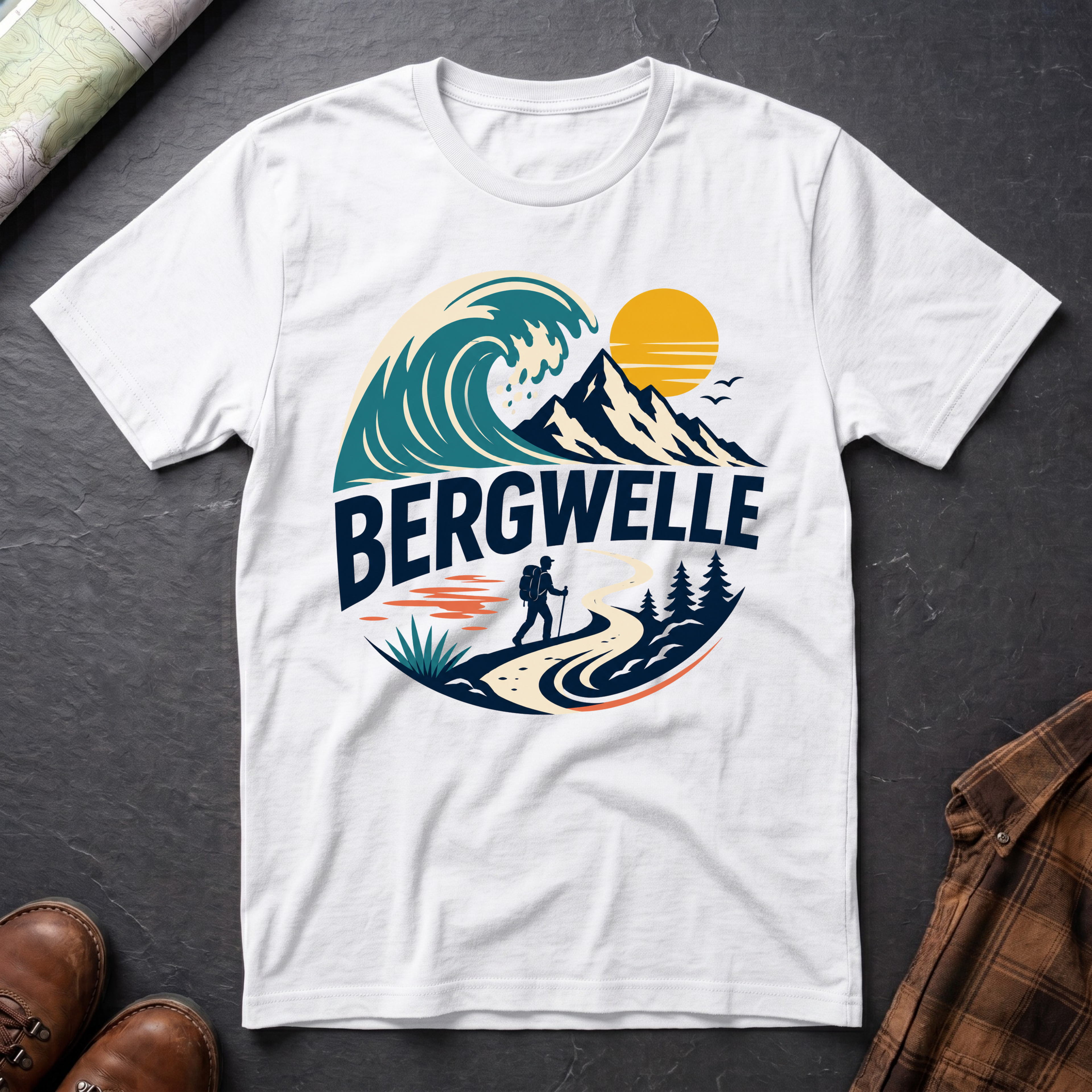 Bergwelle - T-Shirt