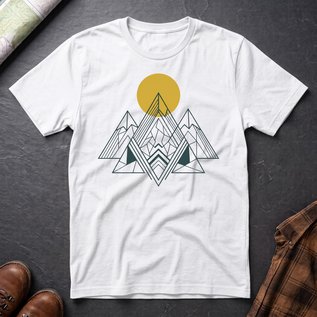Berge Minimal - T-Shirt
