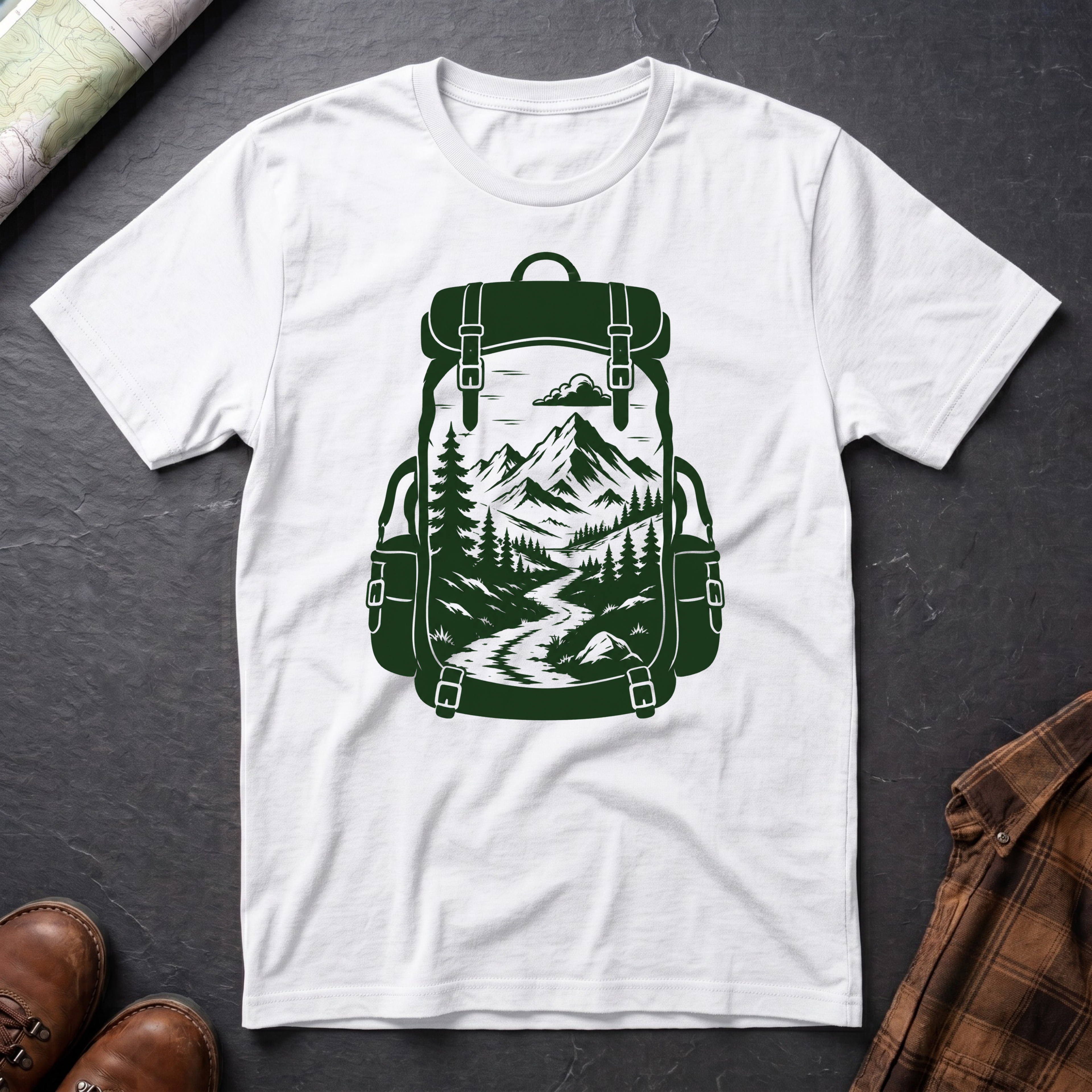 Rucksack Berg - T-Shirt