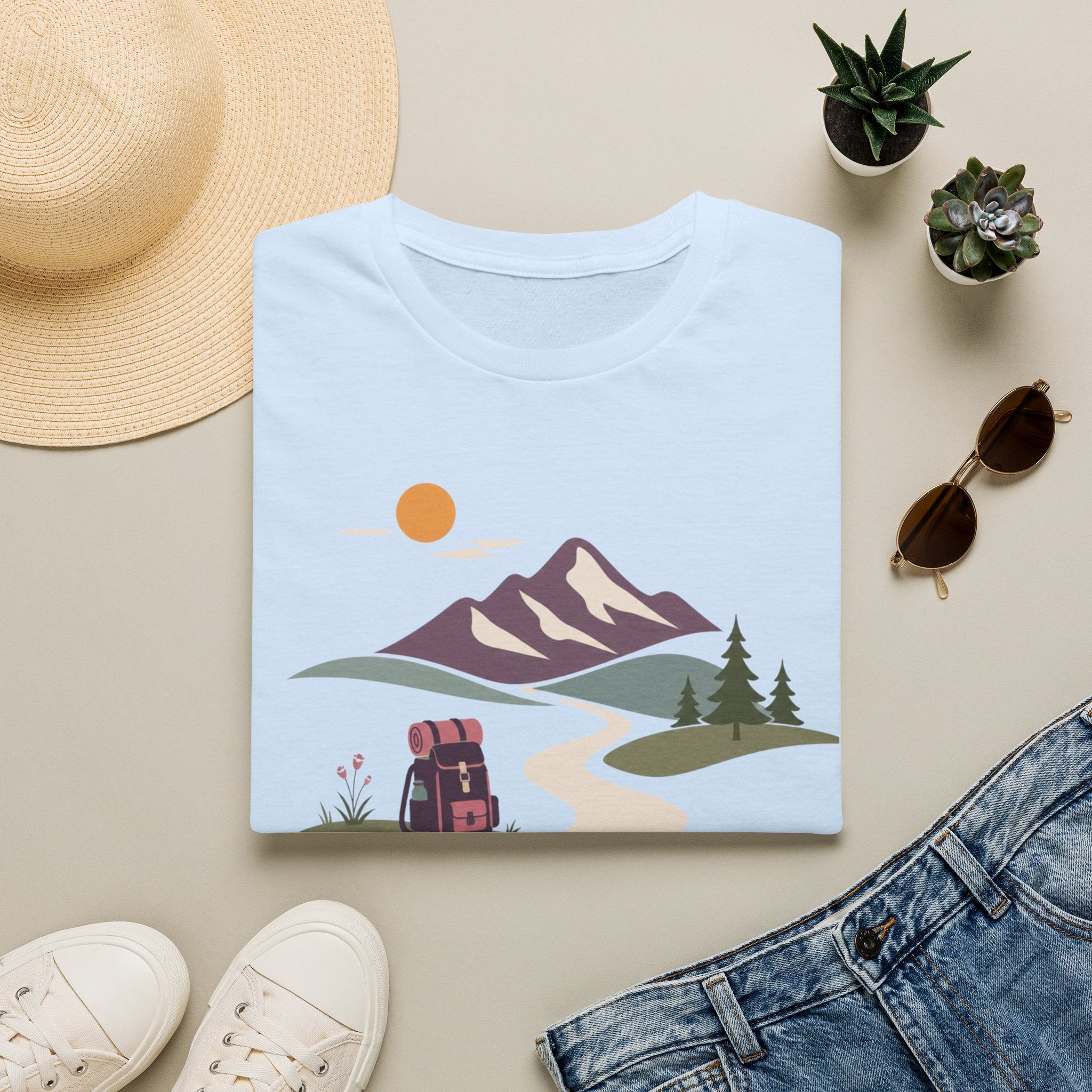Kurz Weg Lang Glücklich - T-Shirt