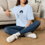 Berg Sonne Minimal - T-Shirt
