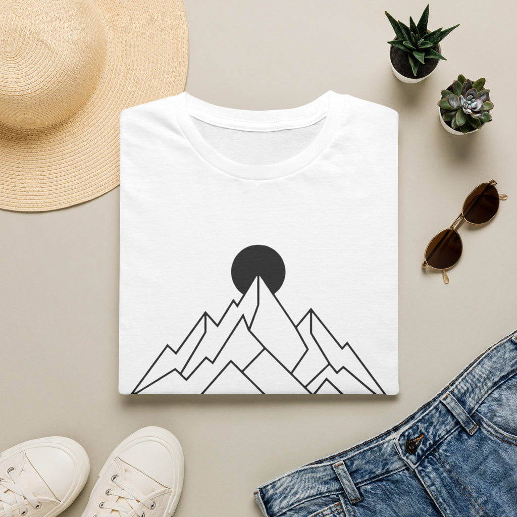 Wandern. Berg Minimal - T-Shirt