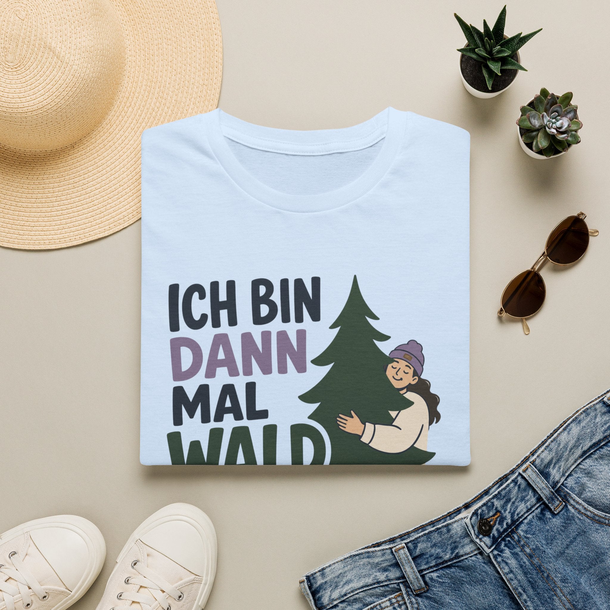 Ich Bin Dann Mal Wald - T-Shirt