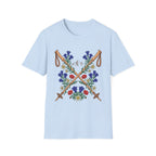 Blumen Wanderstock - T-Shirt