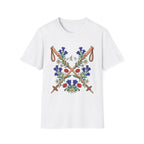 Blumen Wanderstock - T-Shirt