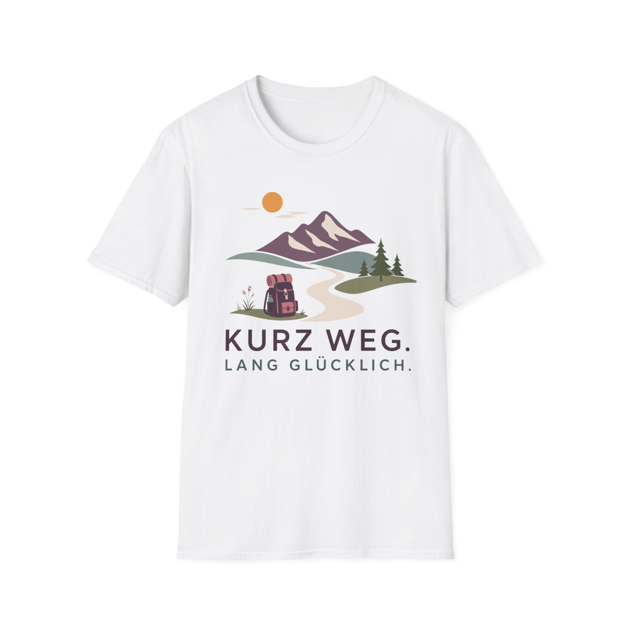Kurz Weg Lang Glücklich - T-Shirt