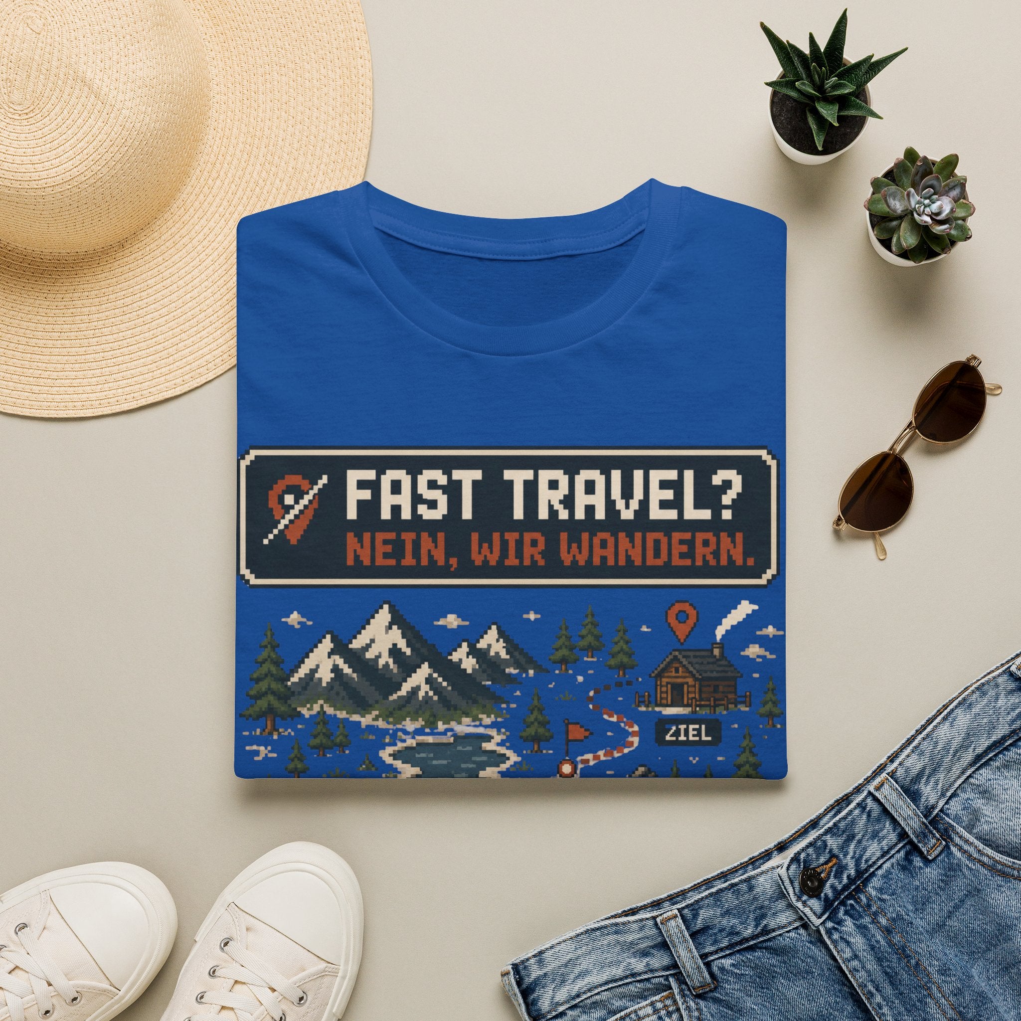Fast Travel Wandern - T-Shirt