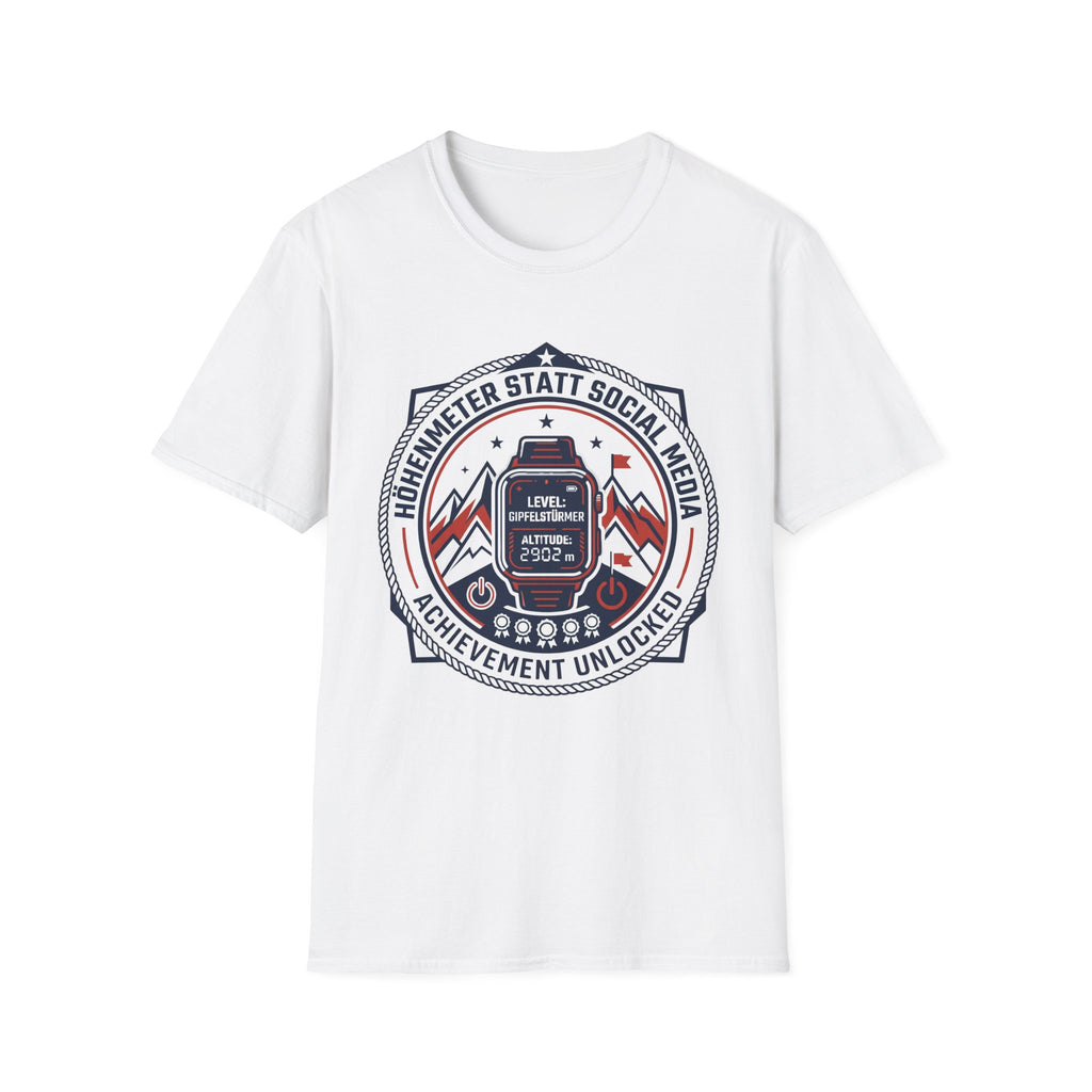 Höhenmeter Social Media - T-Shirt