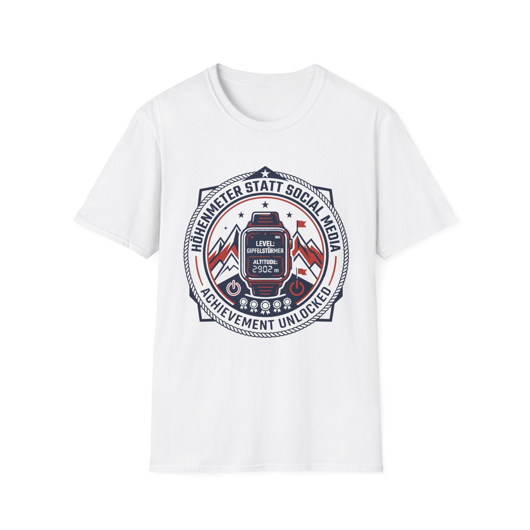 Höhenmeter Social Media - T-Shirt