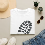 Schuhabdruck Berg 2 - T-Shirt