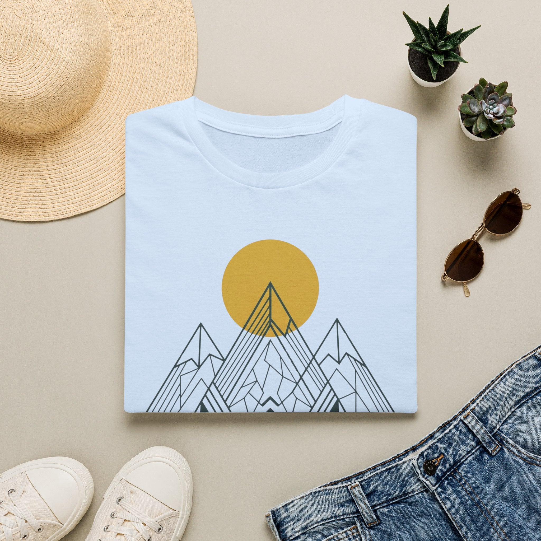 Berge Minimal - T-Shirt