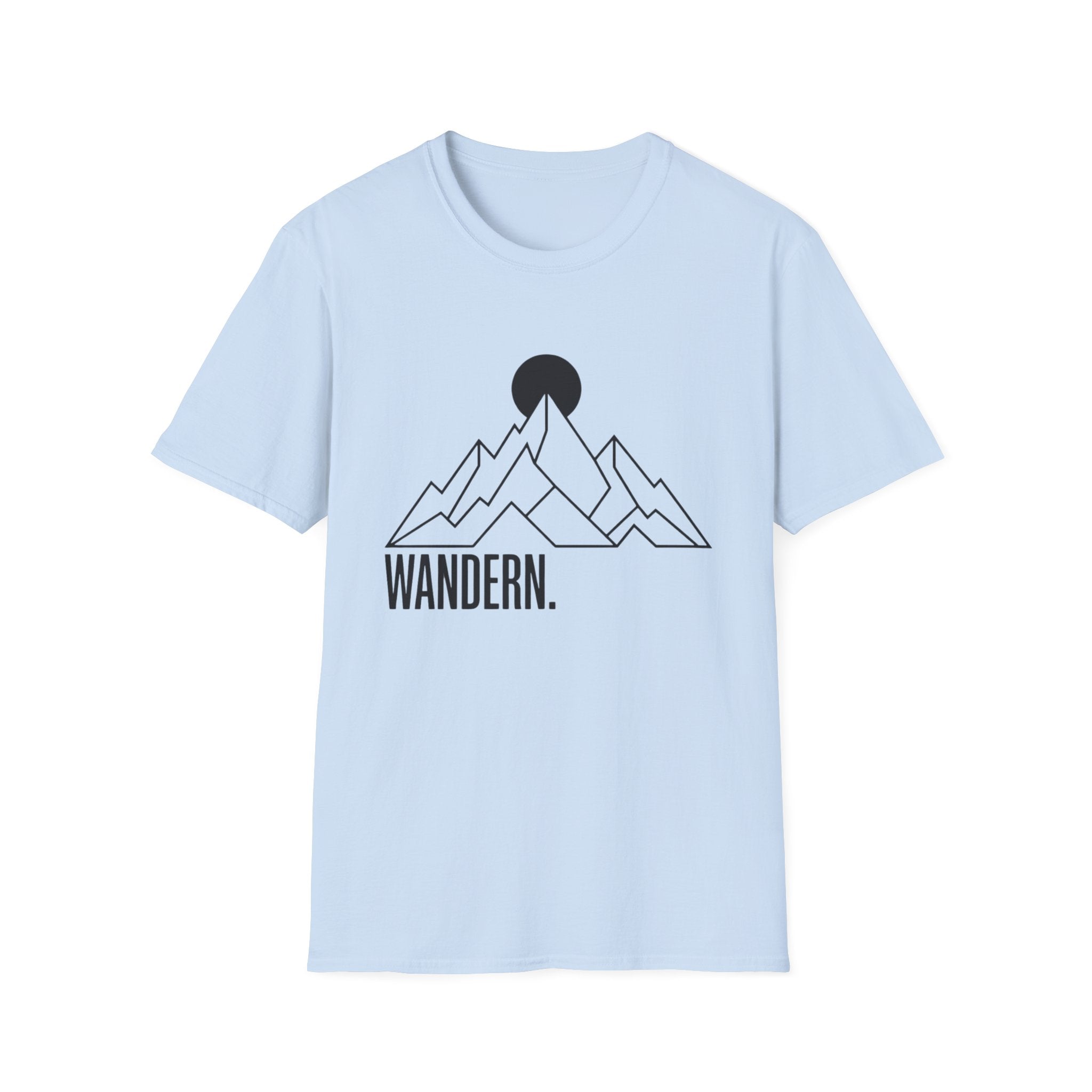 Wandern. Berg Minimal - T-Shirt