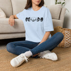 Mondphasen Wandern - T-Shirt