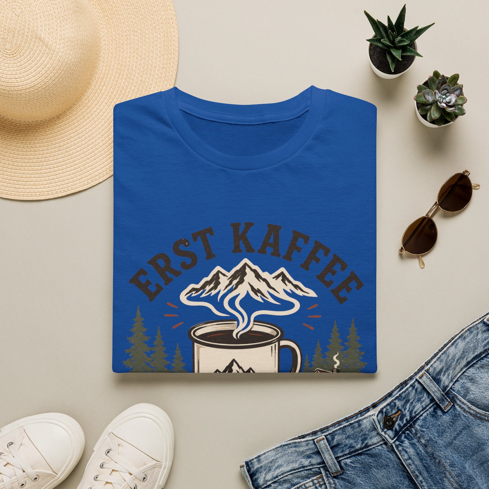 Erst Kaffee dann Gipfel - T-Shirt