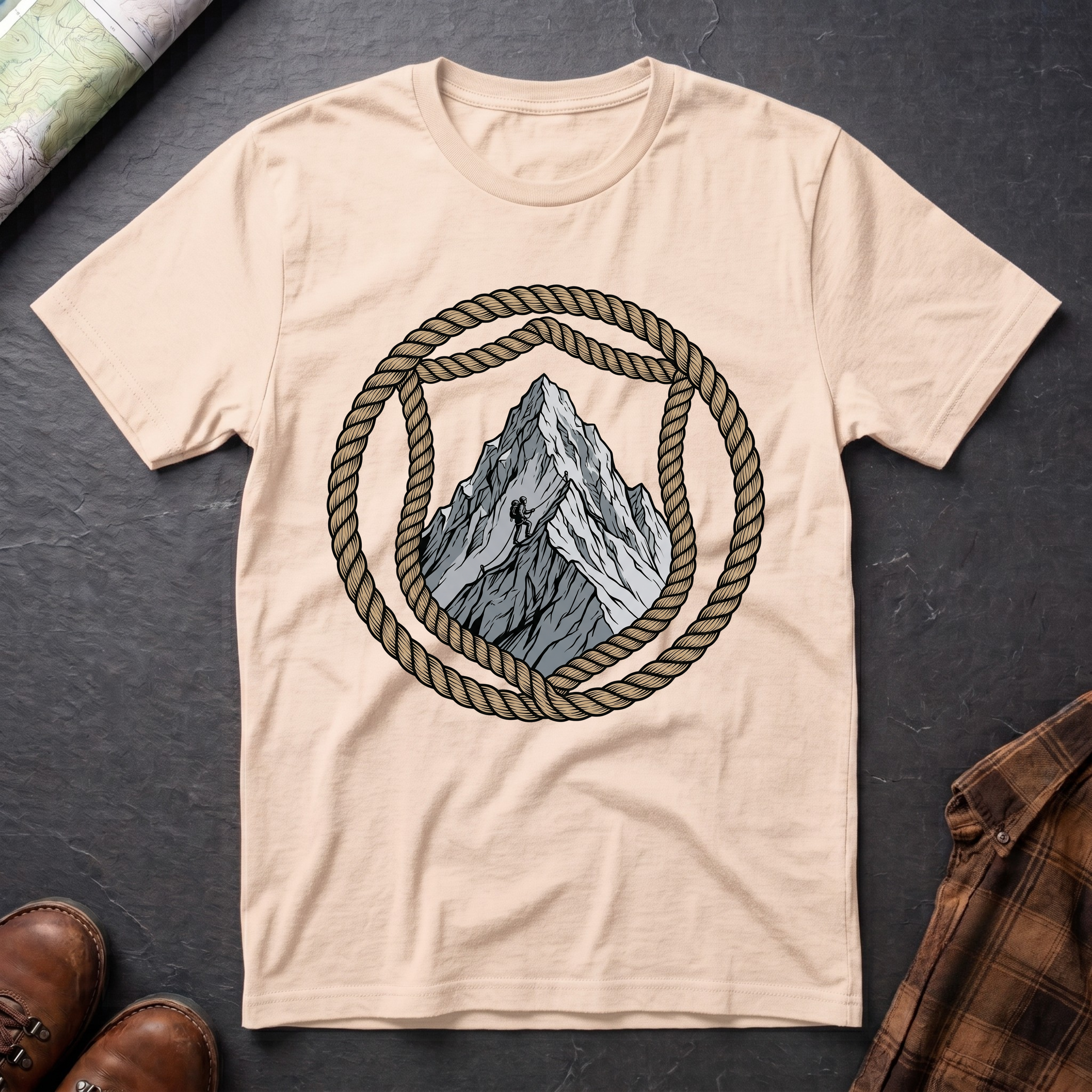 Berg Seil - T-Shirt