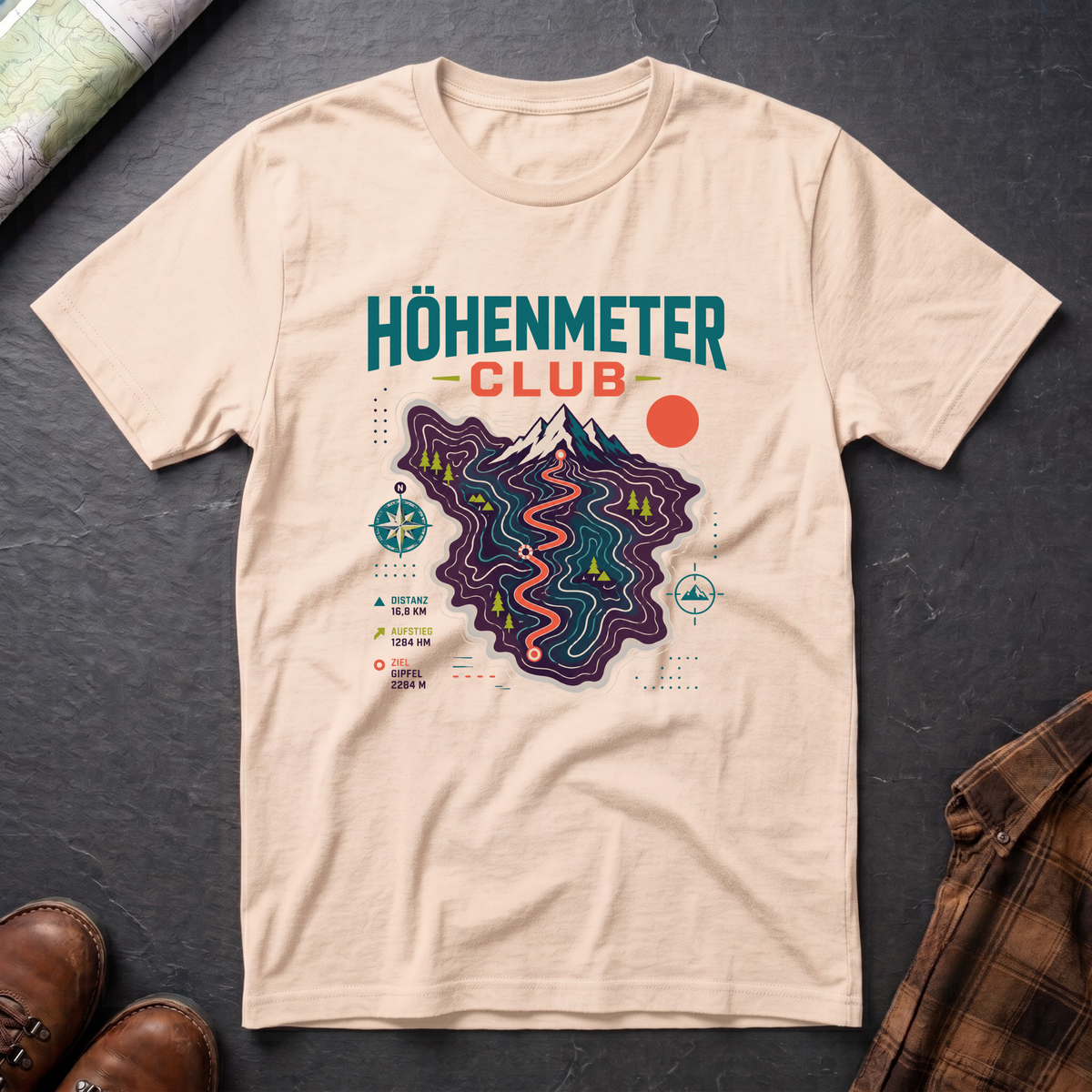 Höhenmeter Club - T-Shirt