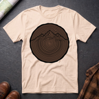 Baumstamm Berg - T-Shirt