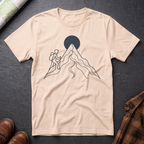 Berg Sonne Minimal - T-Shirt