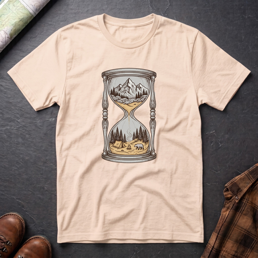 Sanduhr Berg - T-Shirt