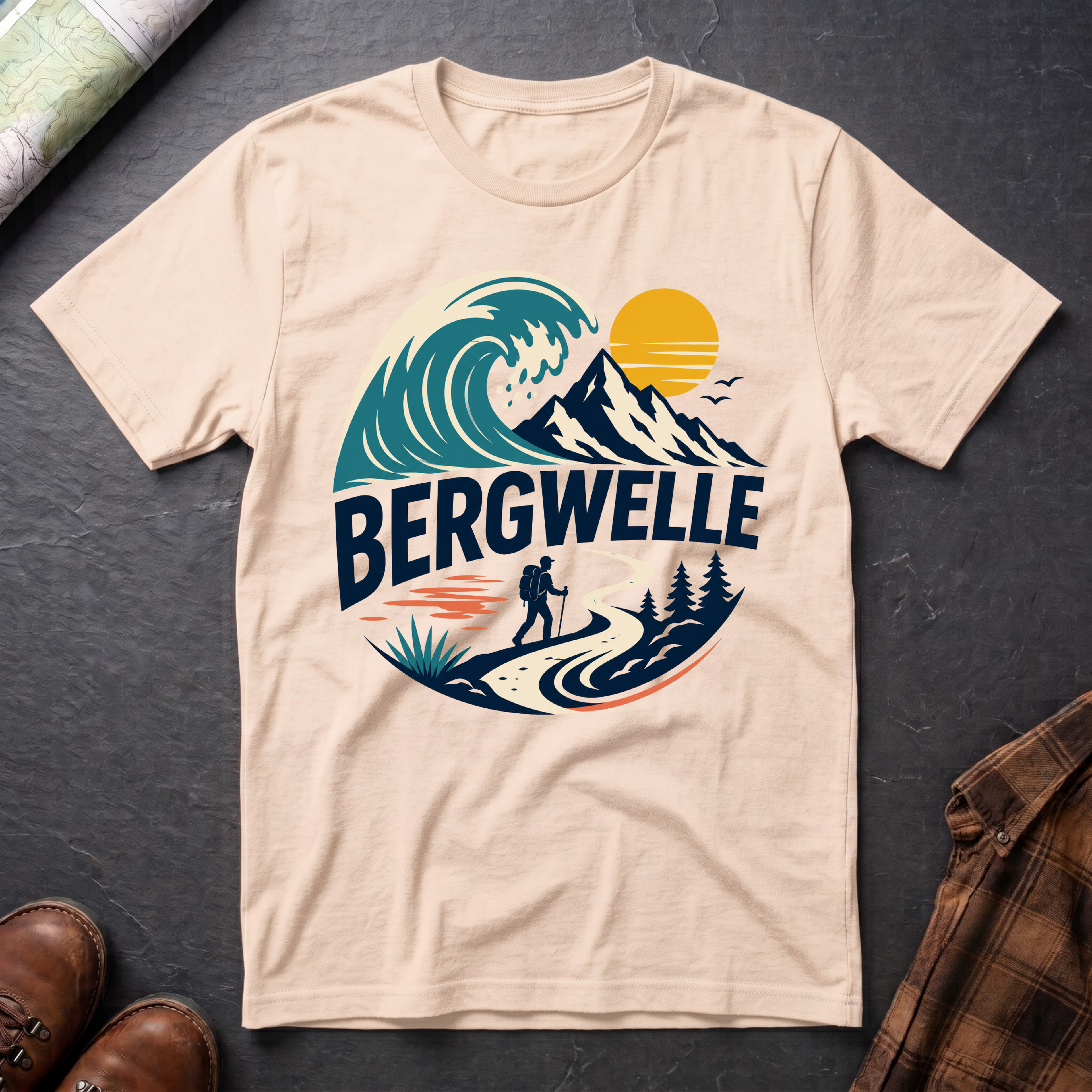 Bergwelle - T-Shirt