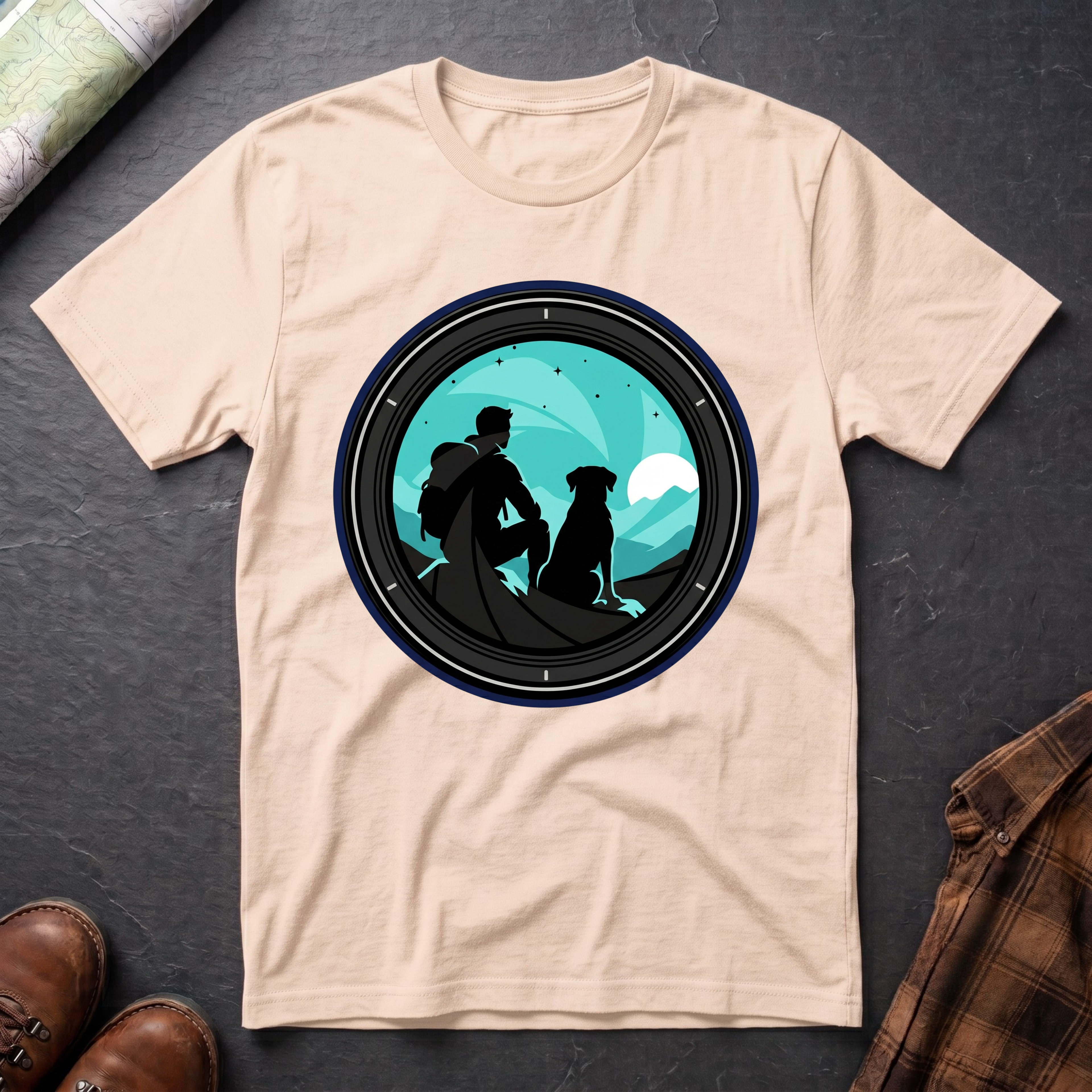 Wanderbuddy Linse - T-Shirt