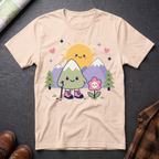 Kawaii Berg Sonne - T-Shirt