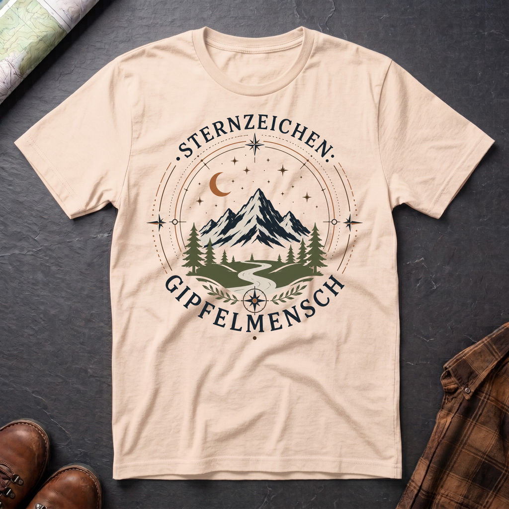 Sternzeichen Gipfelmensch - T-Shirt