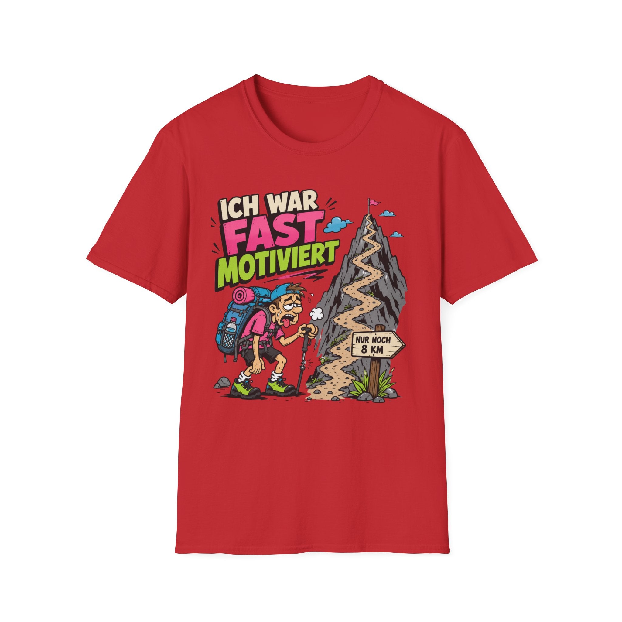 Ich War Fast Motiviert - T-Shirt