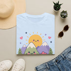 Kawaii Berg Sonne - T-Shirt