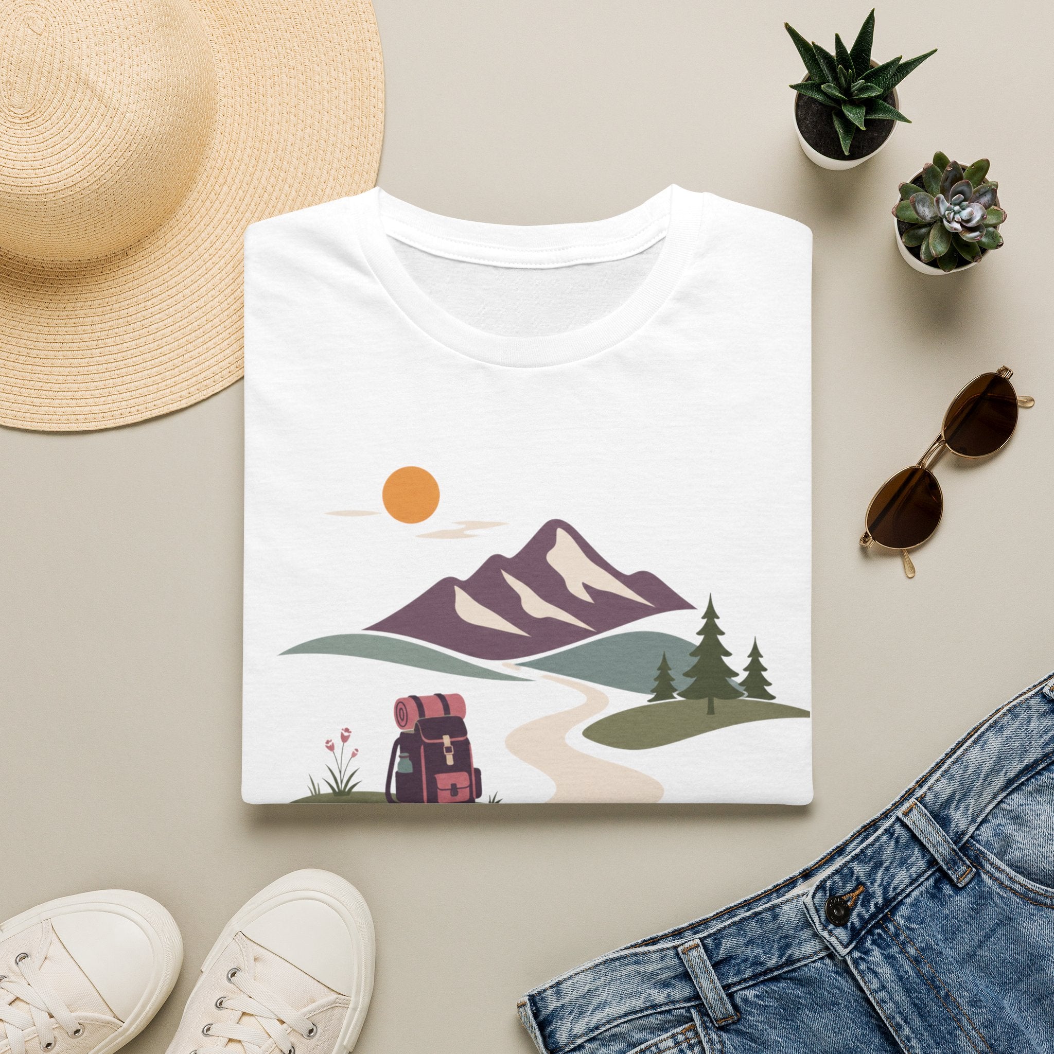 Kurz Weg Lang Glücklich - T-Shirt