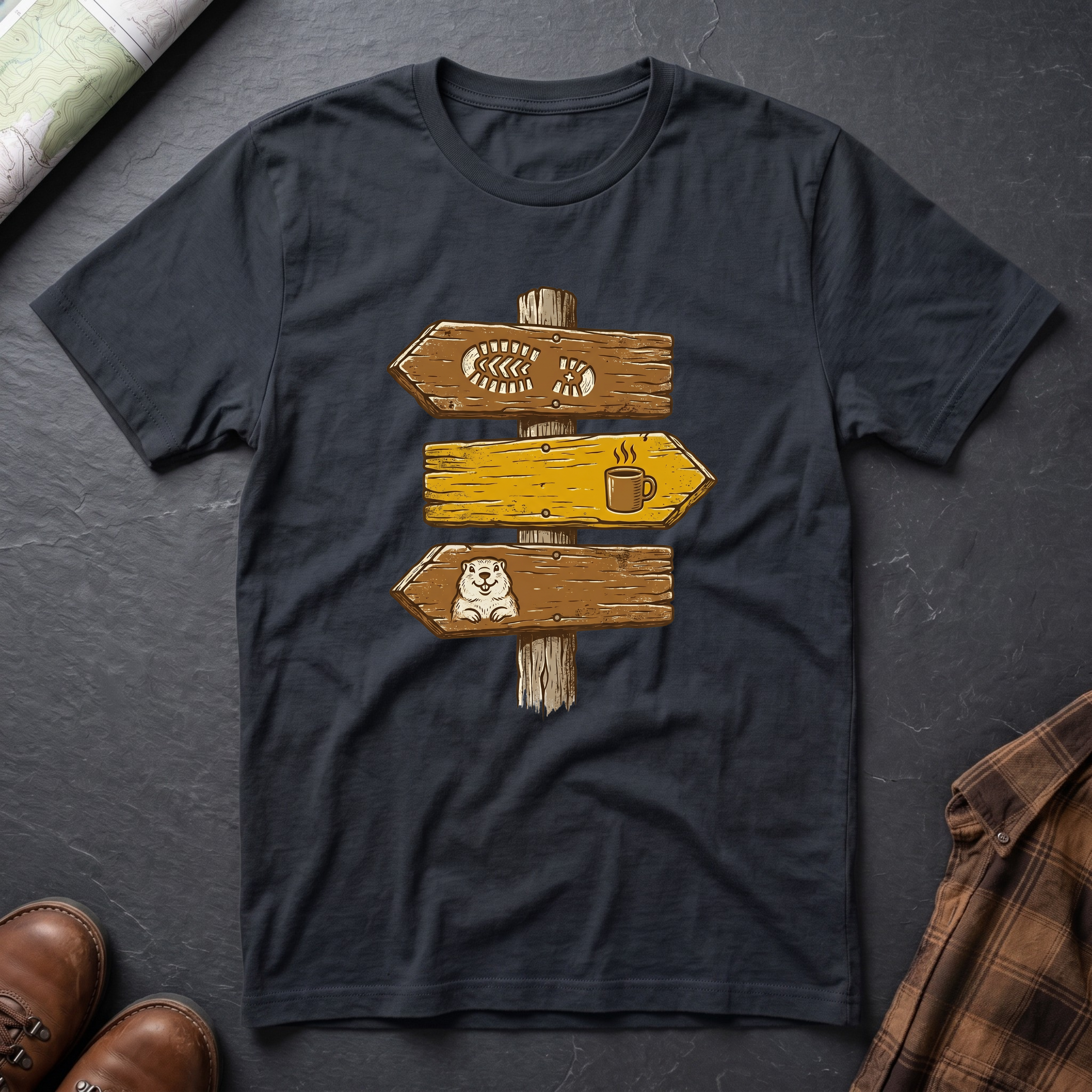 Wegweiser - T-Shirt